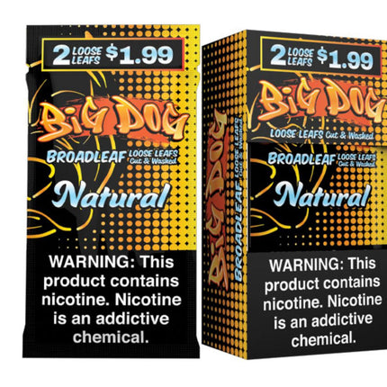 BIG DOG 2/$1.99 NATURAL 20CT