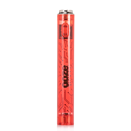 OOZE SLIM CLEAR SERIES 400MAH RUBY RED 1COUNT