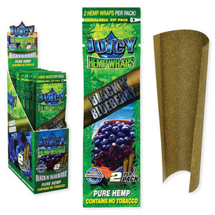 JUICY 2PK HEMP WRAPS   25COUNT