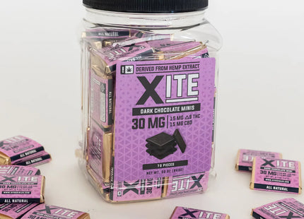 XITE D9 30MG DELTA 9 CHOCOLATES & EDIBLES 70COUNT
