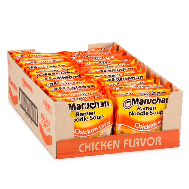 MARUCHAN 3oZ RAMEN NOODLES SOUP ROAST CHICKEN FLAVOR 24COUNT