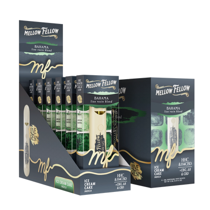 MELLOW FELLOW LIVE RESIN 2ML DISPOSABLE ICE CREAM CAKE 6PACK