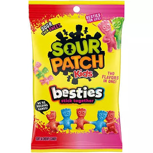 SOUR PATCH KIDS 7.17oZ CHEWY CANDY BESTIES STICK TOGETHER 1COUNT