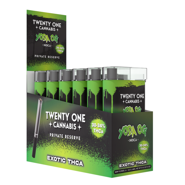 21 3.5G FLOWER YODA OG 6PK