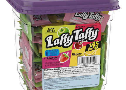 LAFFY TAFFY 0.34oZ CANDY ASSORTED FLAVORS 145COUNT