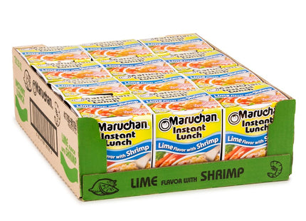 MARUCHAN 2.25oZ INSTANT LUNCH LIME FLAVOR WITH SHRIMP 12COUNT