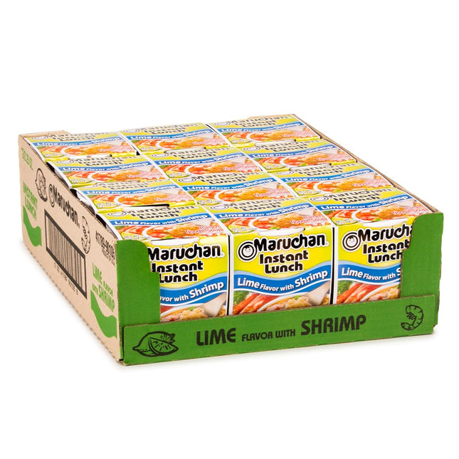 MARUCHAN 2.25oZ INSTANT LUNCH LIME FLAVOR WITH SHRIMP 12COUNT