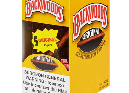 BACKWOODS 5PK CIGARS- 8COUNT EXCISE TAX PAID
