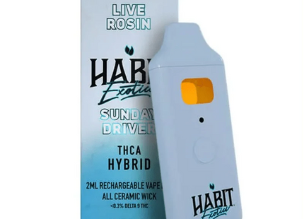 HABIT EXOTIC LIVE ROSIN 2G THC-A DISPOSABLE 10PACK