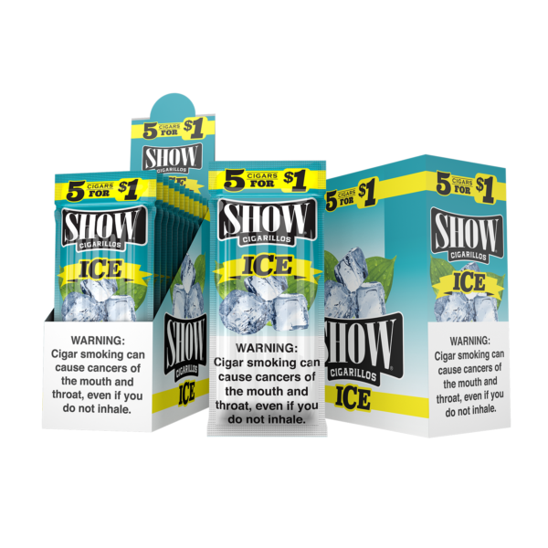 SHOW CIGARS 5 FOR 1.00$ ICE 15PACK