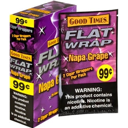 GT-FLAT WRAP NAPA GRAPE - 25CT
