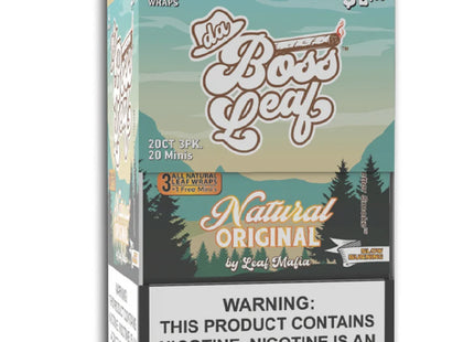 BOSS LEAF 20CT-3PK (71% EXCISE TAX PAID)