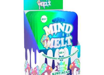 MIND MELT 2 PACK MUSHROOM TABLETS - KIWI ACAI (SLEEVE OF 10)