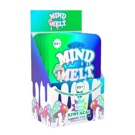 MIND MELT 2 PACK MUSHROOM TABLETS - KIWI ACAI (SLEEVE OF 10)