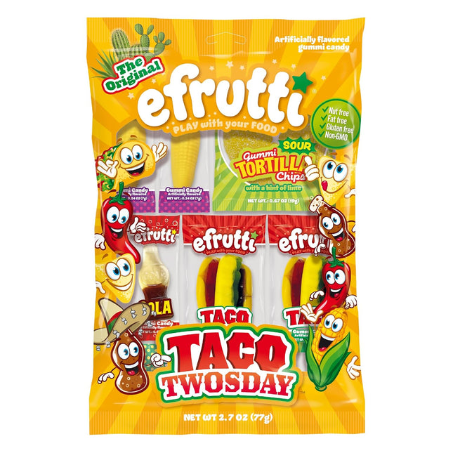 EFRUTTI 2.7oZ TACO TWOSDAY GUMMY 1COUNT