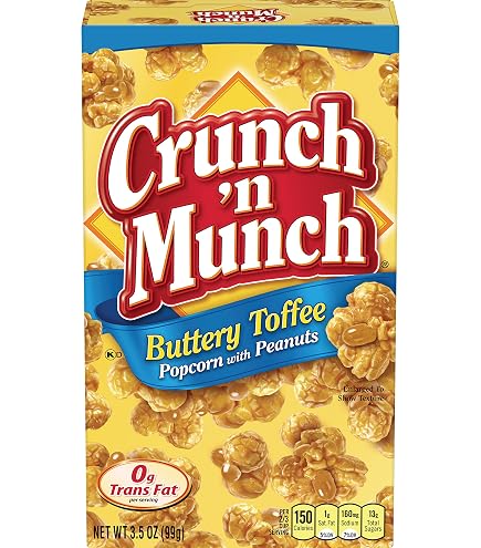 CRUNCH 'N MUNCH 3.5oZ CARAMEL POPCORN & PEANUTS 1COUNT