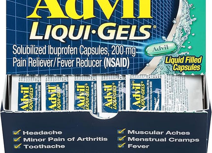 ADVIL LIQUID GELS - 50 CT/2 PK
