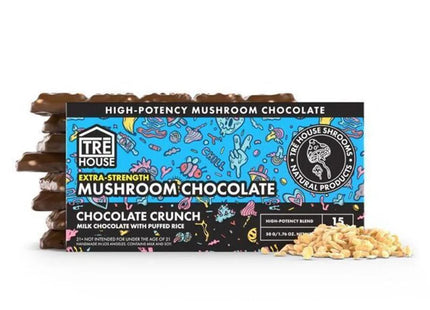 *New* TRE House Extra Strength Mushroom Chocolate Bar 15ct/10pk -