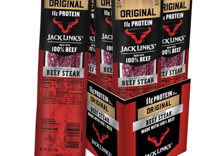 JACK LINK'S 1oZ ORIGINAL BEEF STEAK 12COUNT