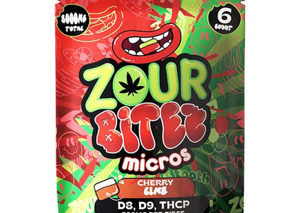 ZOUR BITEZ MICROS 500MG 6PK GUMMIES  30COUNT