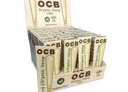 OCB HEMP CONES 1 1/4 - 32X6 PK