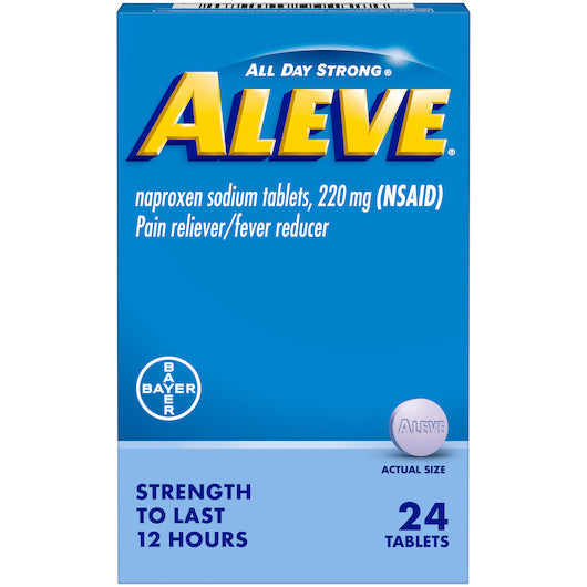 ALEVE 24 CAPLETS- 3 PACK