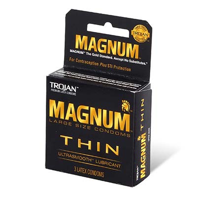 TROJAN MAGNUM THIN 6 - 3 PK
