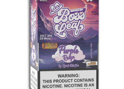 BOSS LEAF 20CT-3PK (71% EXCISE TAX PAID)