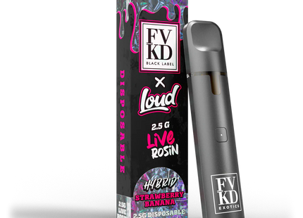 FVKD x LOUD 2.5G LIVE ROSIN DISPOSABLE 5PACK