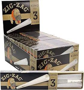 ZIG ZAG CONES KINGSIZE - 3PK