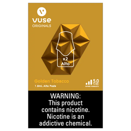 VUSE ALTO GLDN TOBACCO 5% -4PK