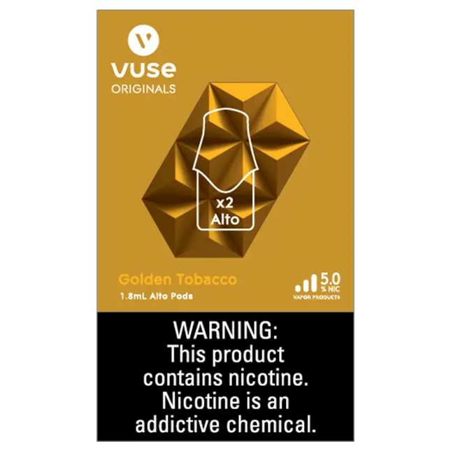 VUSE ALTO GLDN TOBACCO 5% -4PK