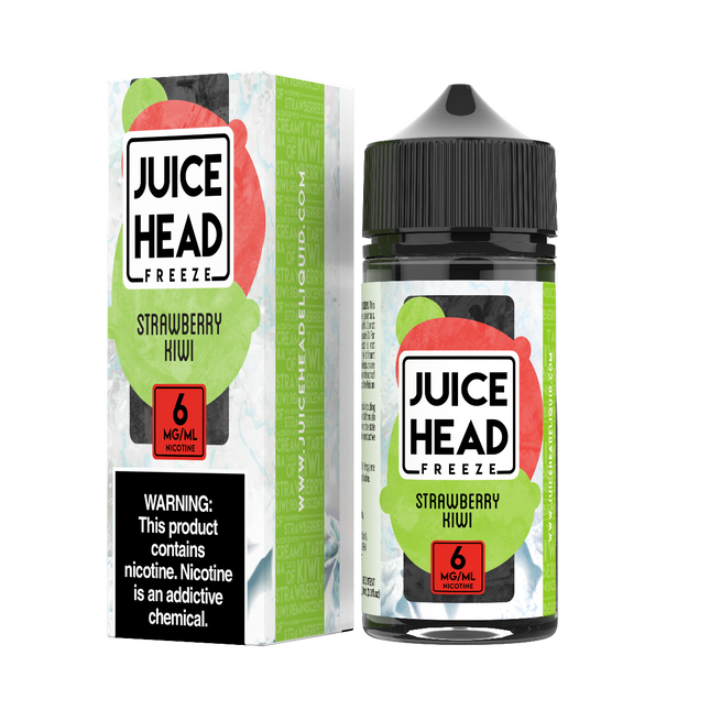 JUICE HEAD FREEZE 6MG E-LIQUID STRAWBERRY KIWI 1COUNT