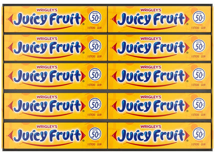 WRIGLEY'S JUICY FRUIT 50CENTS GUM 40PACKS