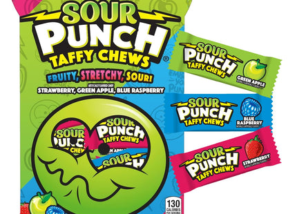 SOUR PUNCH 7oZ CHEWY CANDY TAFFY CHEWS 1COUNT