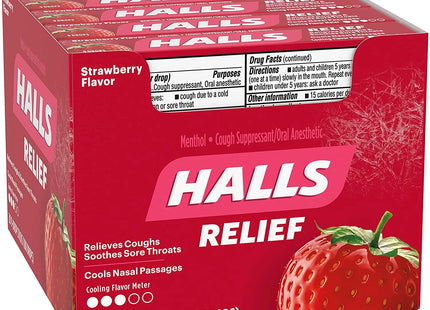 HALLS STRAWBERRY FLAVOR 20 COUNT