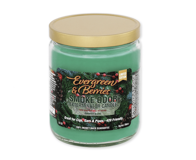 SMOKE CANDLE|GREEN BERIS 13 OZ