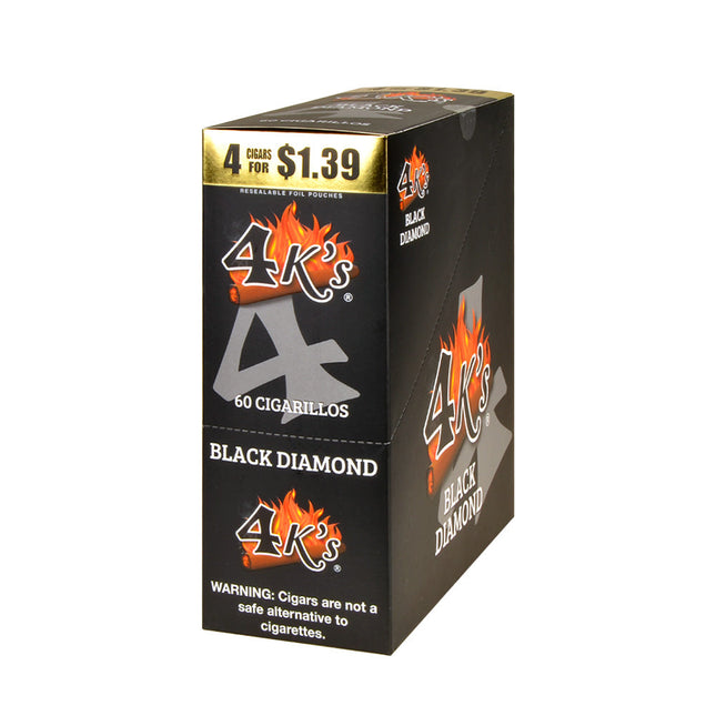 4K'S CIGAR BLACK DIAMOND 15PK