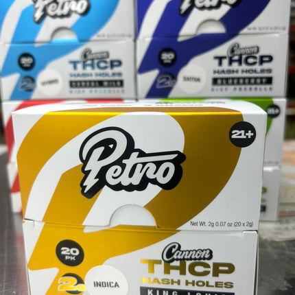 PETRO THC-P 2G HASH HOLE PRE-ROLL KING LOUIS 20COUNT