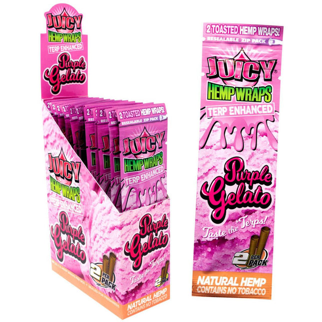 JUICY WRAPS-PURPLE GELATO-25CT-2PK
