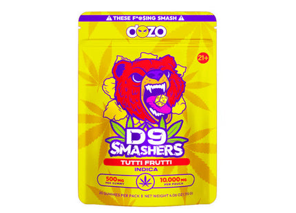 DOZO D9 SMASHERS GUMMIES 10000MG POUCH 5 PACK