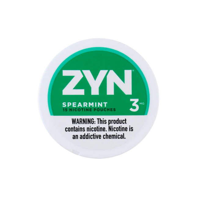 ZYN NICOTINE 3 MG -SPEARMINT