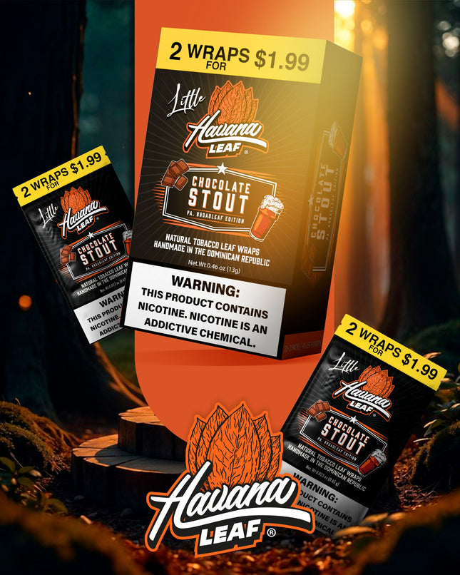 HAVANA LEAF 2PK - 2 WRAPS FOR $1.99 - 71% EXCISE TAX PAID
