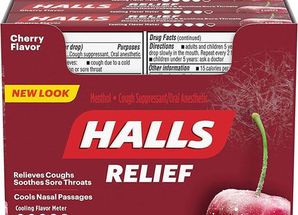 HALLS CHERRY FLAVOR - 20 CT