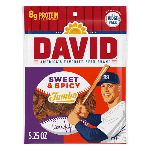 DAVID SUNFLOWER SEEDS SWEET & SPICY 5.25 OZ