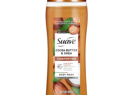 SUAVE 18OZ COMFORTING BODY WASH COCOA BUTTER & SHEA 1COUNT