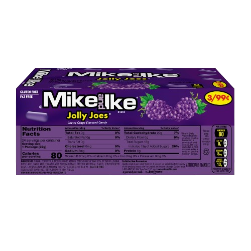 MIKE & IKE JOLLY JOES GRAPE