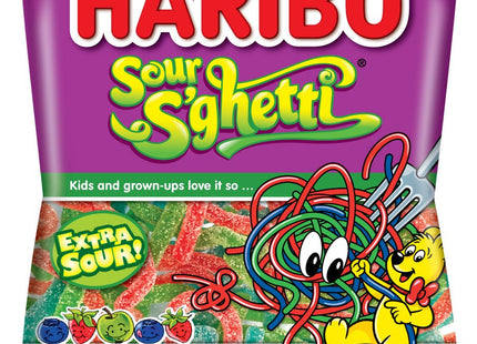 HARIBO 5oZ GUMMI CANDY SOUR S' GHETTI 1COUNT