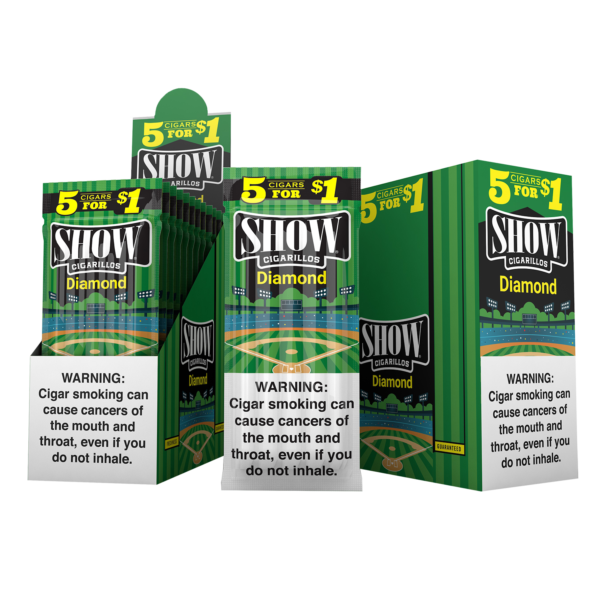 SHOW CIGARS 5 FOR 1.00$ DIAMOND 15PACK