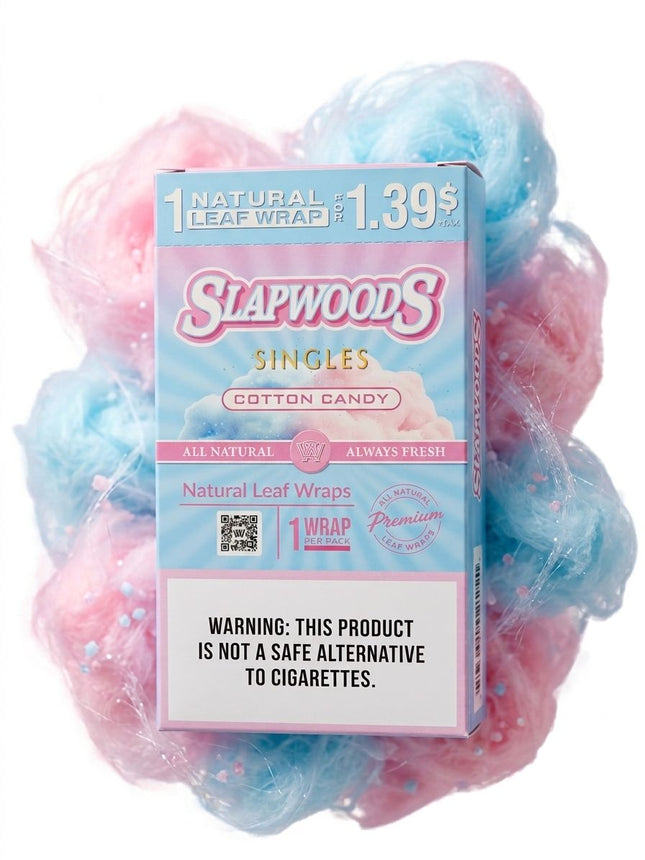 SLAPWOODS SINGLES  - 20 PACK PER BOX - PREPRICED 1/$1.39